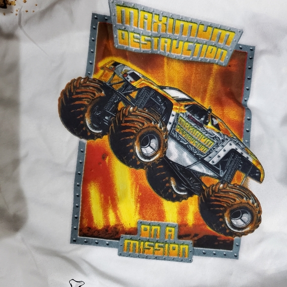 Authentic Vintage Monster Jam Twin Sheet - Picture 2 of 5